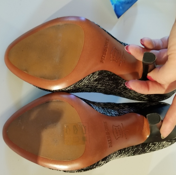 Missoni Sparkly Pumps - Picture 5 of 8